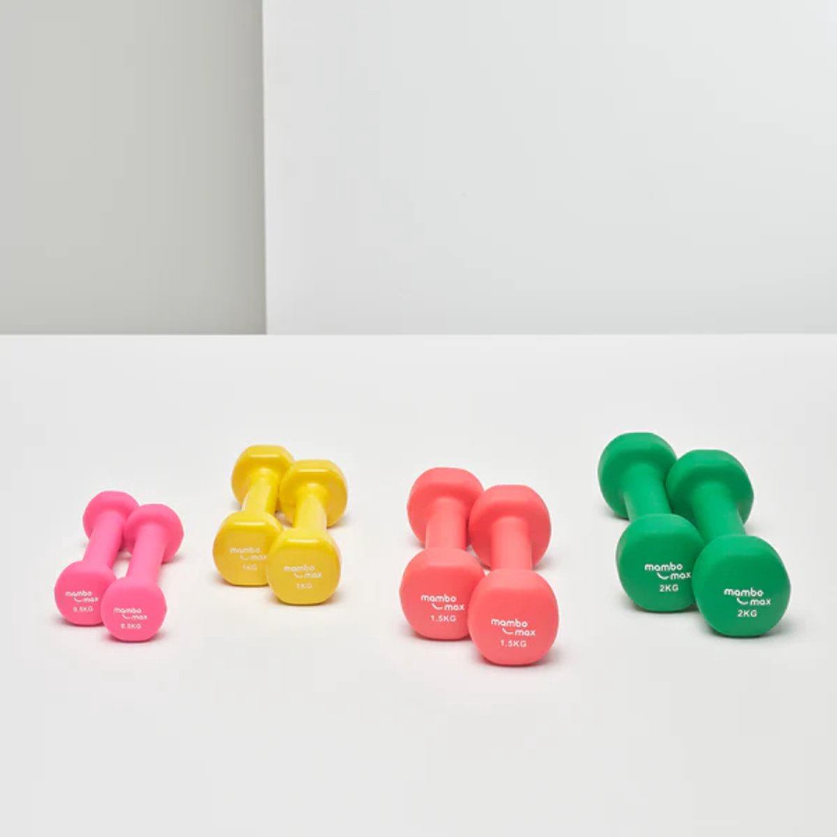 Mambo Max Coated Dumbbells | Neopreen Halters in Diverse Gewichten