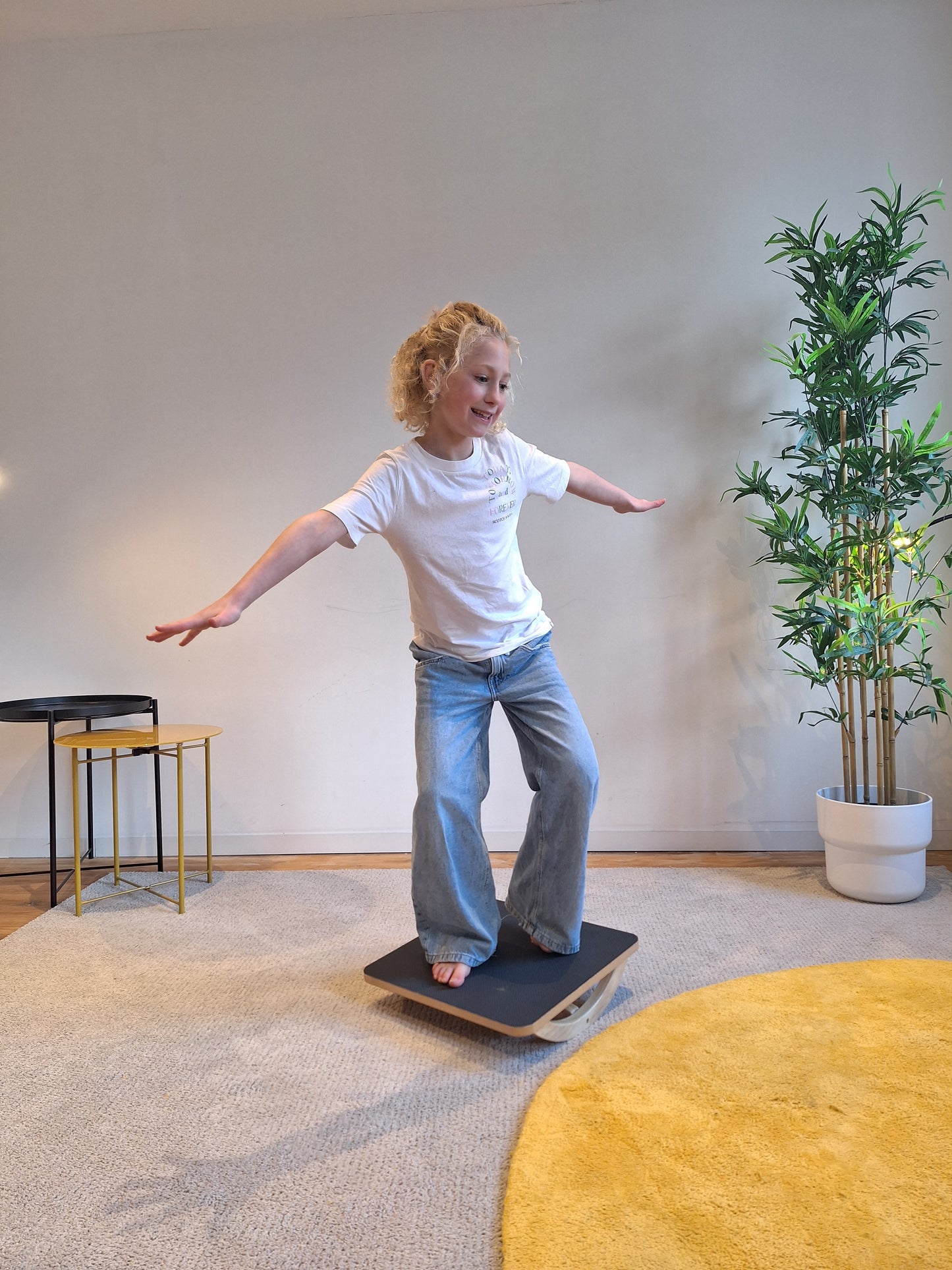 Mambo Max Mini Max Bewegingsset - Balance Board, Balance Cushion, 6 Stapstenen & Soft Ball voor Actief Spelen