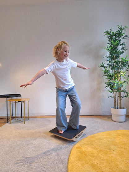 Mambo Max Mini Max Bewegingsset - Balance Board, Balance Cushion, 6 Stapstenen & Soft Ball voor Actief Spelen