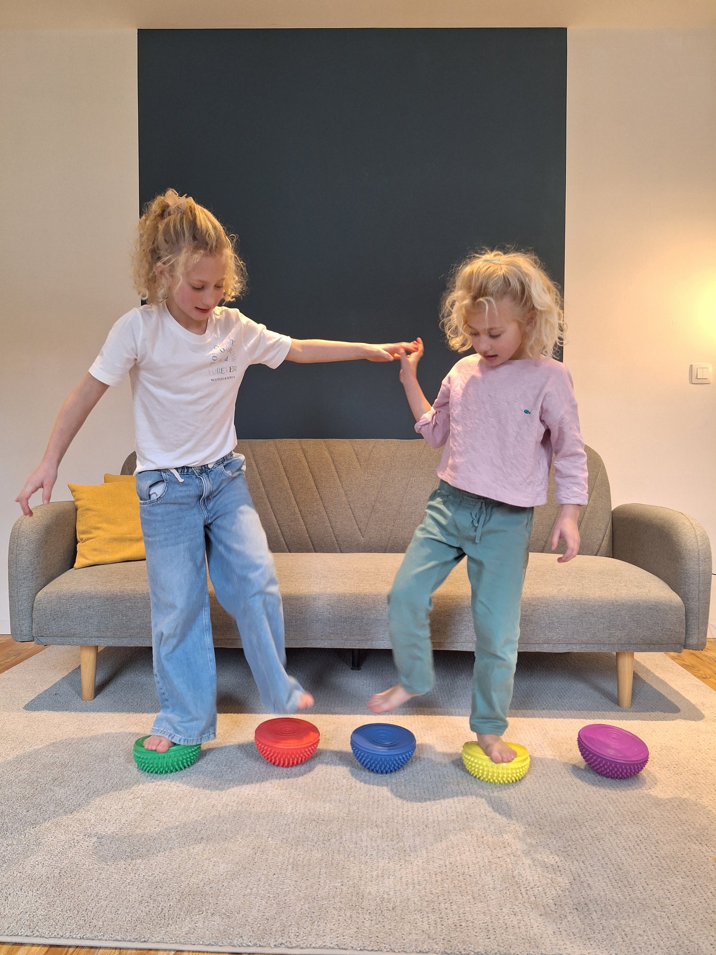 Mambo Max Mini Beweegset - Balance Cushion, Stapstenen & Soft Ball voor Balans, Coördinatie & Actief Spelen
