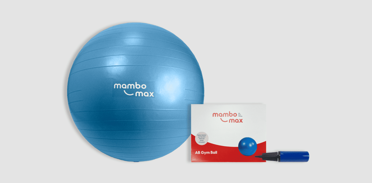 Mambo Max AB Gym Ball - Anti-Burst Fitnessbal met Pomp