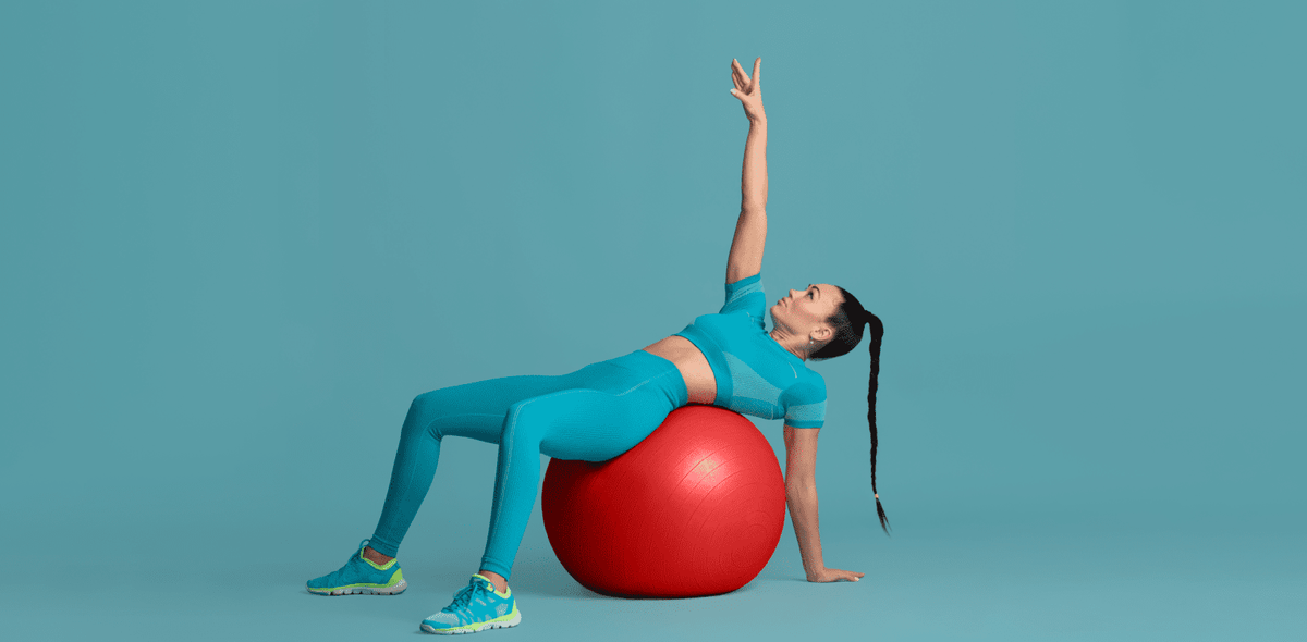 Mambo Max AB Gym Ball - Anti-Burst Fitnessbal met Pomp