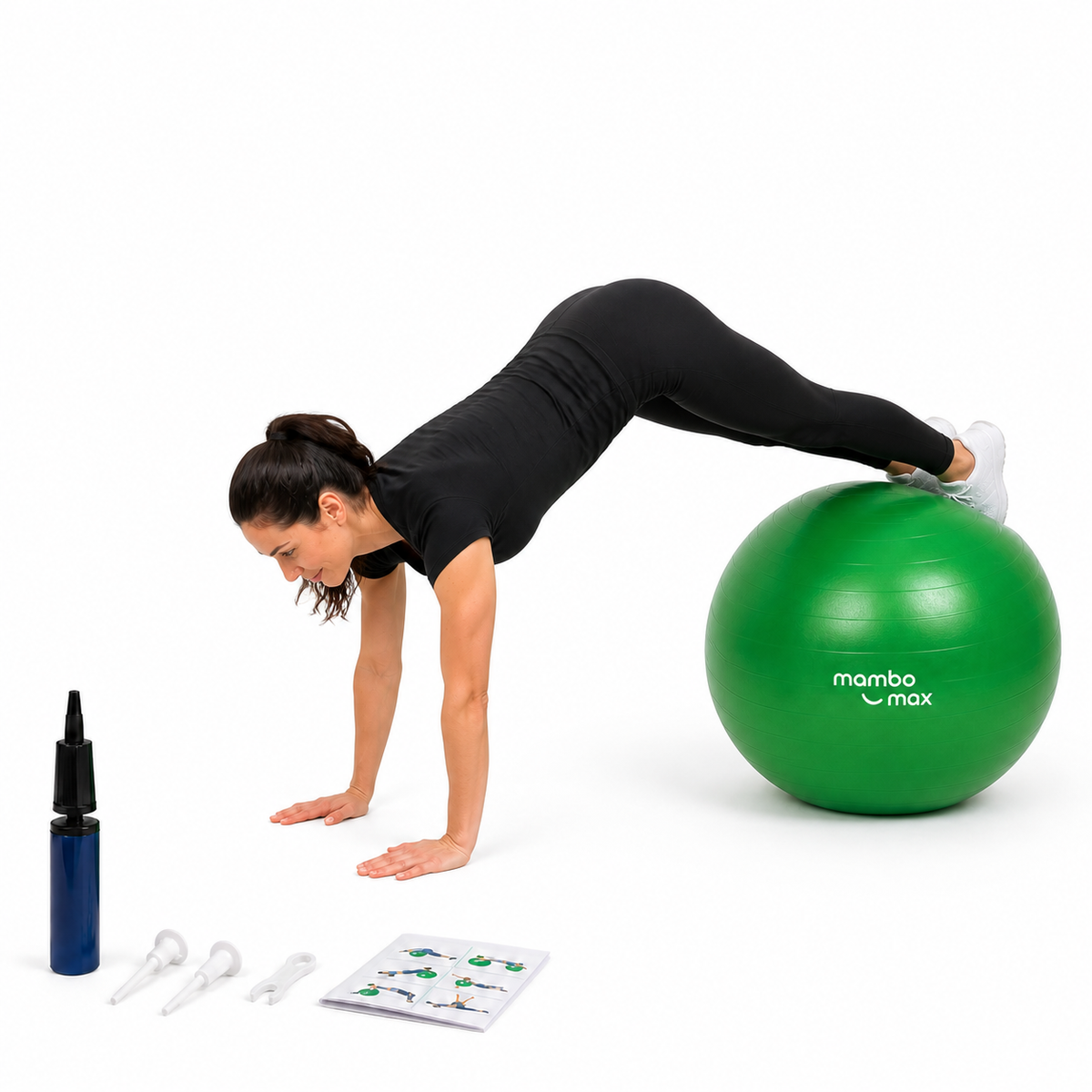 Mambo Max AB Gym Ball - Anti-Burst Fitnessbal met Pomp