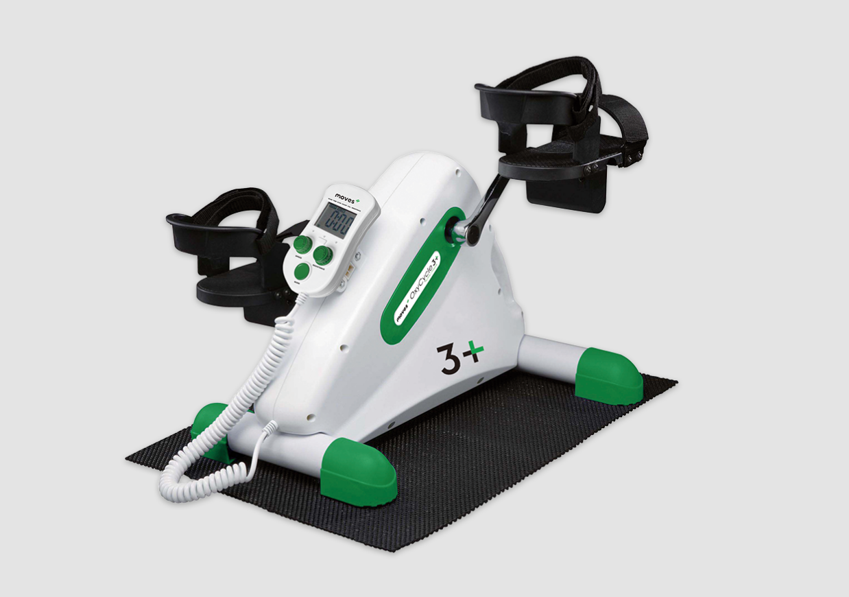 Moves Oxycycle 3+ Elektrische Stoelfiets - Actieve & Passieve Bewegingstrainer voor Armen en Benen - Mini Fietstrainer voor Thuisgebruik